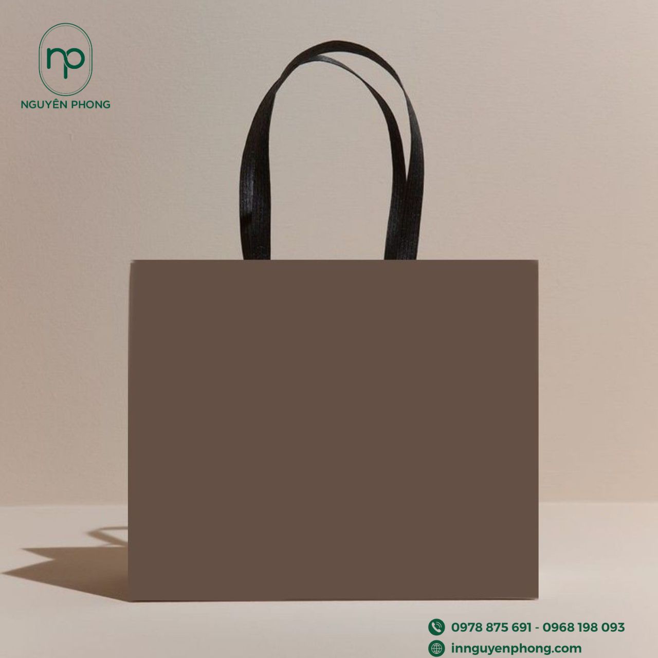 Túi giấy đựng nhang trầm chất liệu couche